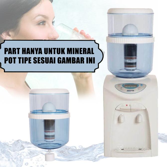 Mineral Stone / Filter Air Mineral Pot / Saringan Mineral Water Pot