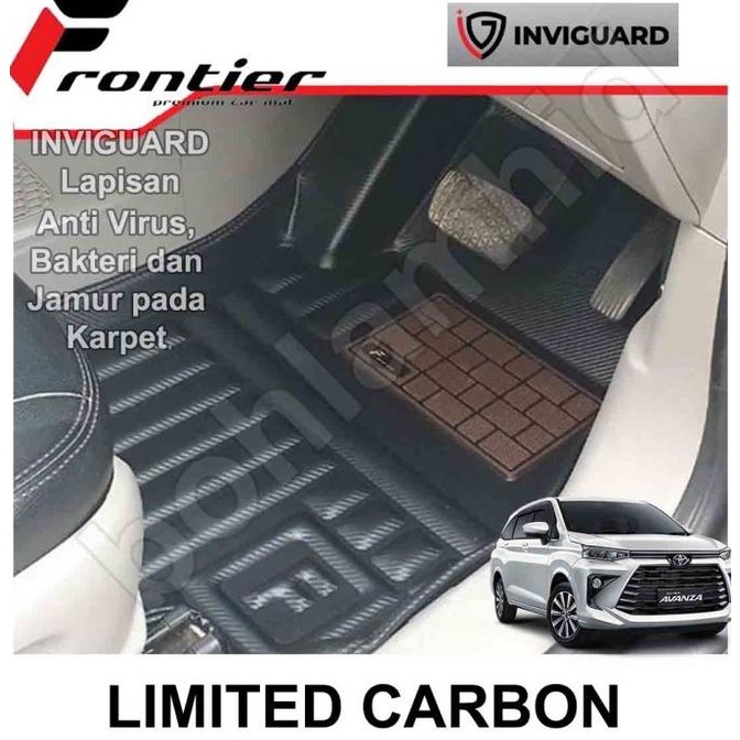 PROMO KARPET MOBIL 5D ALL NEW AVANZA XENIA 2022-UP FRONTIER TIPE CARBON #ORIGINAL
