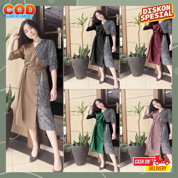 Pakian Natal Selutut Kondangan Casual Dreaa Dris Wsnita Baju Pakian Natalan Dres Dewasa Mini Dreas K