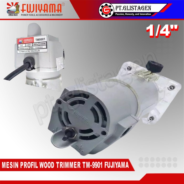 FUJIYAMA TM9901 Mesin Trimmer Kayu Profil Kayu Router Kayu TM-9901 -Lulas G