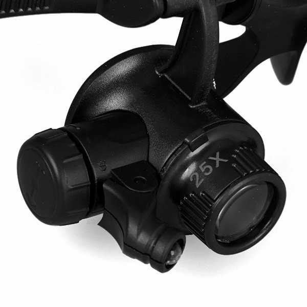 

Kacamata Pembesar 25X Magnifier 6 Lensa Dengan 2 Led