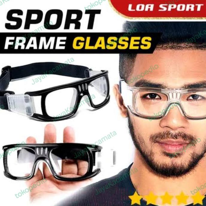Kacamata futsal basket olahraga new balance 060 lensa minus