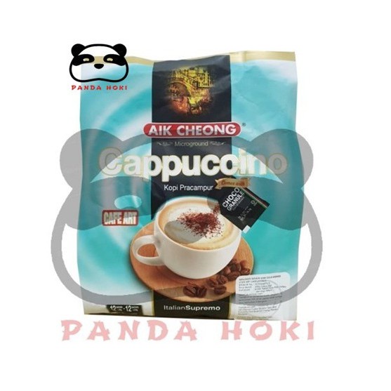 

Aik Cheong Cappucino Coffee / Kopi 300 Gr [ 12 Sachet X 25 Gr ]