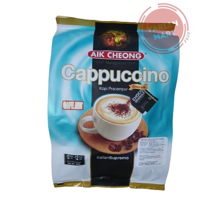 

Aik Cheong Cappucino Coffee / Kopi 300 Gr [ 12 Sachet X 25 Gr ]