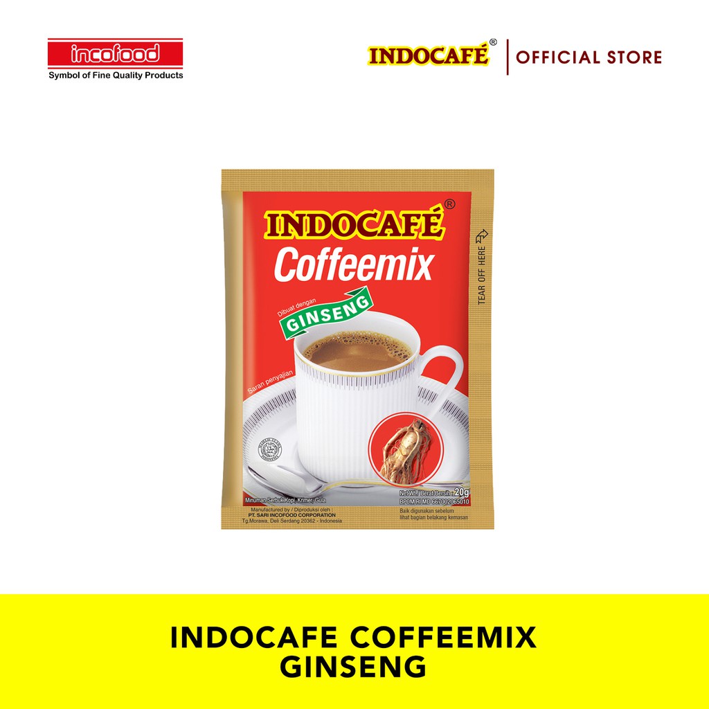 

Indocafe Coffeex Ginseng (30 Sachet)