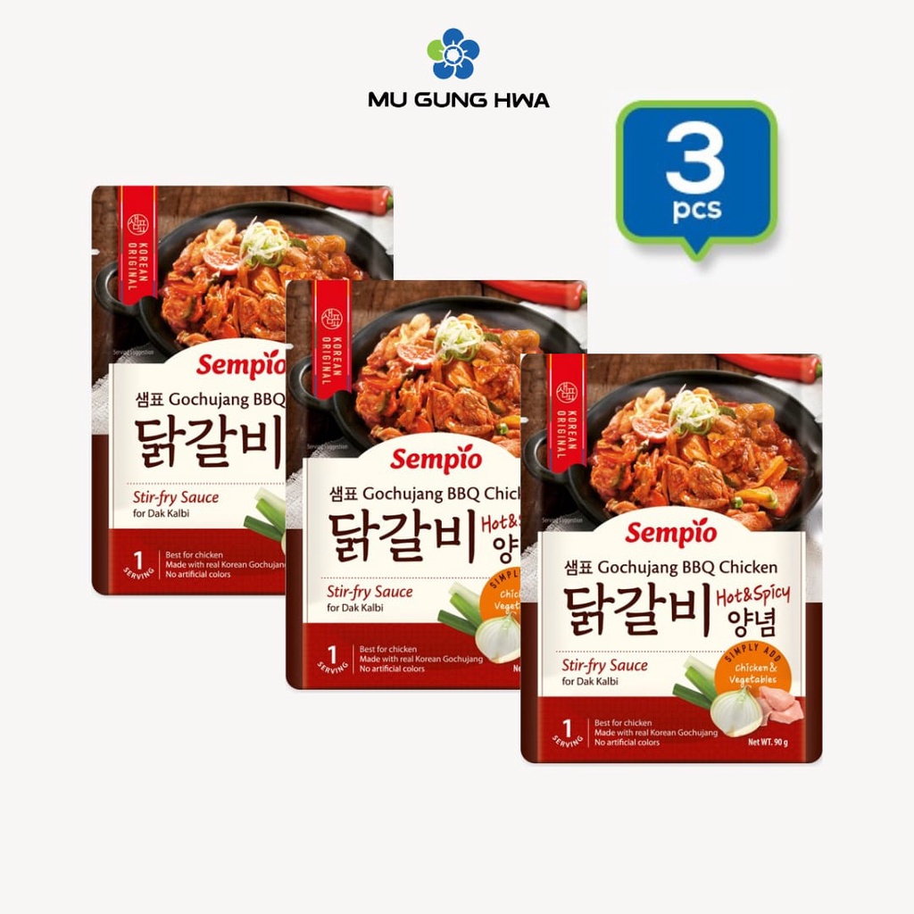 

Sempio Gochujang Bbq Chiken Sauce 90Gr X 3Pcs