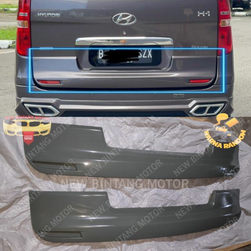 Cover bagasi hyundai H1 royale 2012 2015 original
