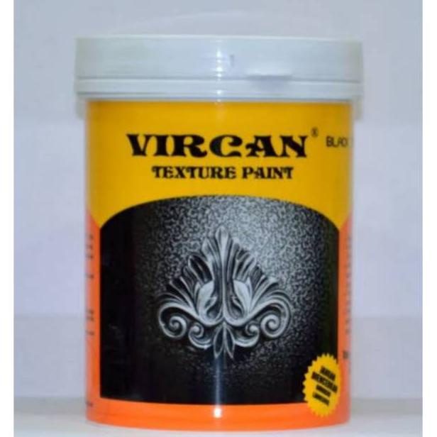 Baru Cat texture base vircan 1.6kg cat box speaker dan cat pagar besi warna hitam 