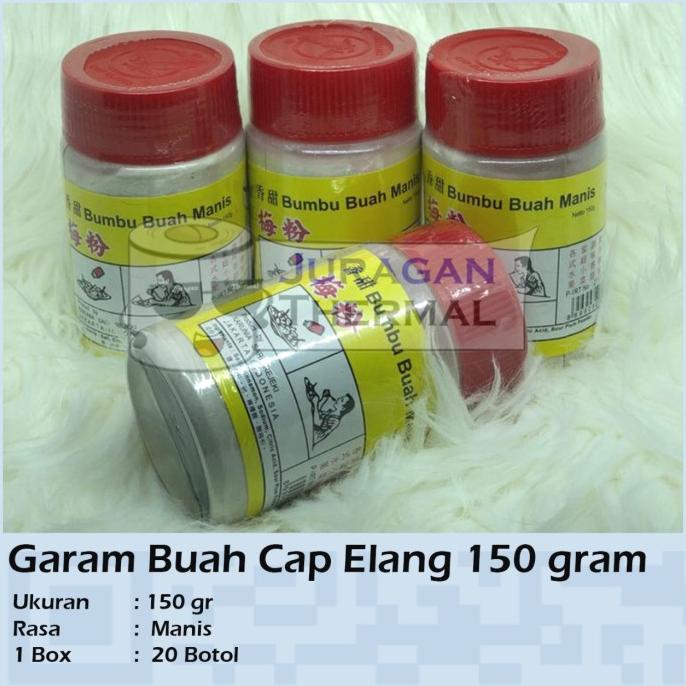 

Oxyb*221 Bumbu Buah 150 Gr | Garam Buah Cap Elang 150 Gr | Bumbu Serbaguna Enak