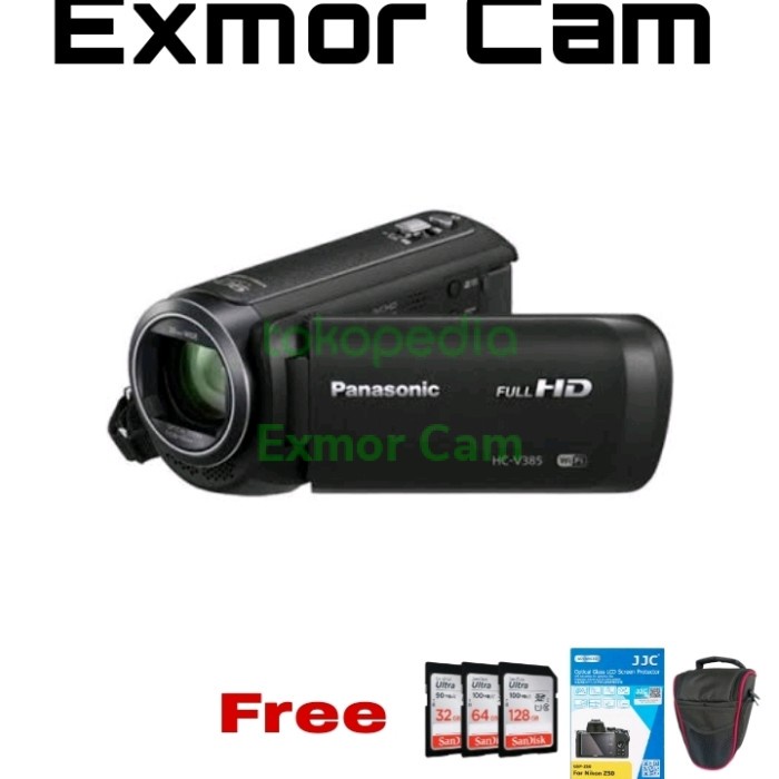 HANDYCAM PANASONIC HC-V385 CAMCORDER FULL HD