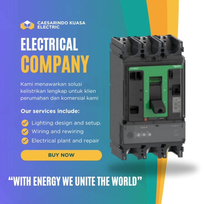 Masih Ready Mccb 630A 3P Schneider Nsx630N Type Baru 630Ampere 3Phase 50Ka 3Pas