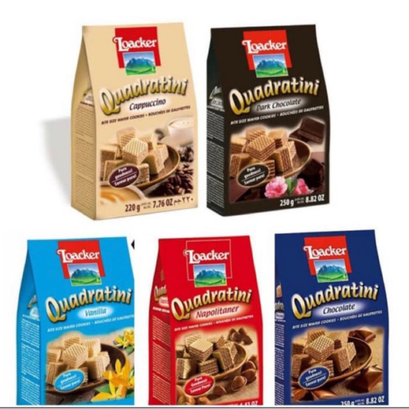 

Wafer Loaer Quadratini All Variant 250Gr Ukuran Besar