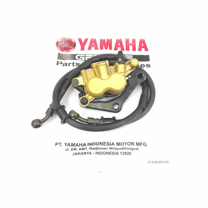 Kaliper Depan + Selang Rem Depan Yamaha Vixion New Vixion Old Byson Kode Hv212