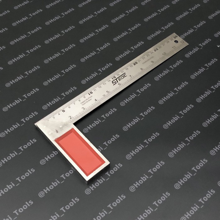 

STEDIC PENGGARIS SIKU 12" MODEL EKA - RIGHT-ANGLED RULER 30 CM