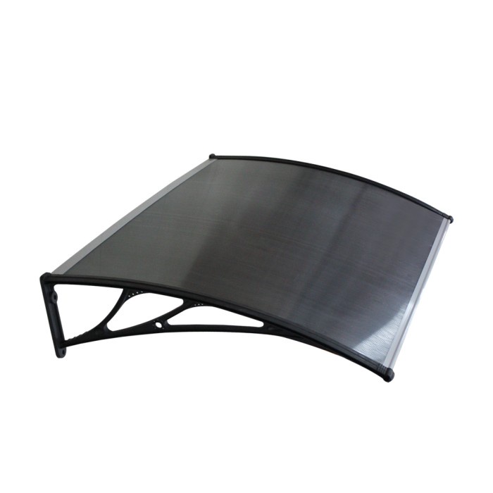 ZEHN KANOPI PINTU ABU-ABU GELAP / AWNING PC HOLLOW YY1000-T 100X150