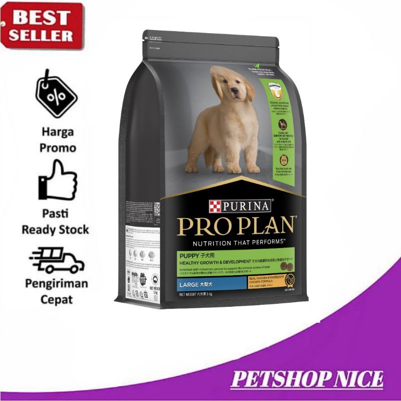 Dog Food Pro Plan Large Puppy 15 kg Makanan Anjing Proplan 15kg Murah