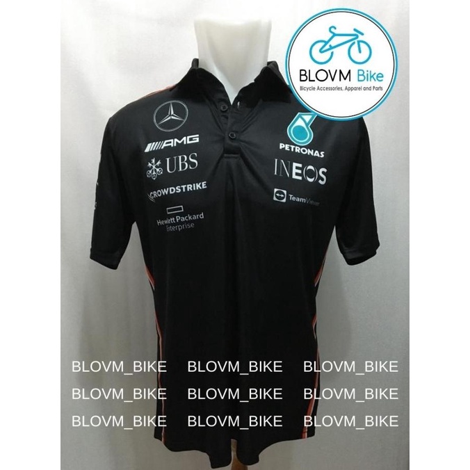Kaos Polo Jersey F1 Formula One Team Mercedes AMG Petronas