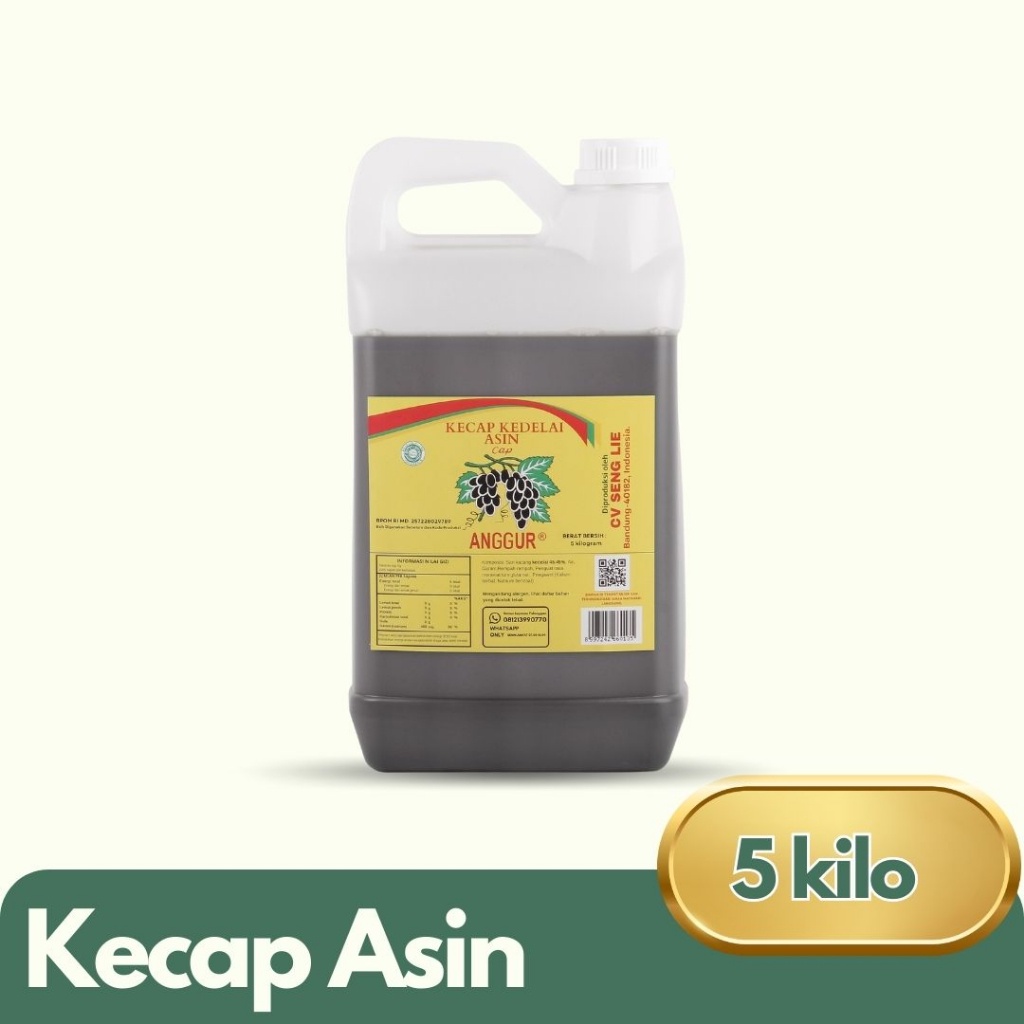 

Kecap Asin Jerigen 5 Kg