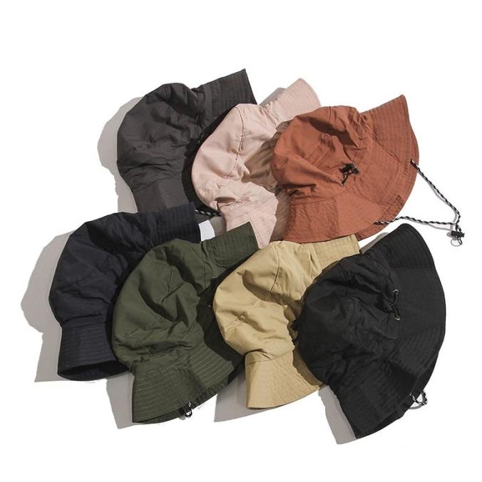 Kkv Dylee&Lylee Waterproof Bucket Hat Topi Bucket Anti Air Pria Wanita