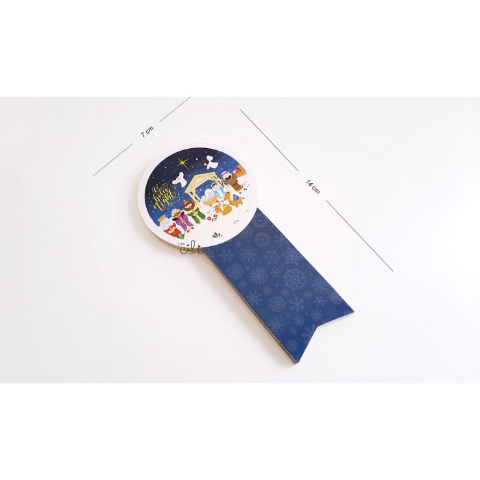 

}}}}}}] (SC029) stiker natal christmas holy night toples 250gr (uk 7x14cm)