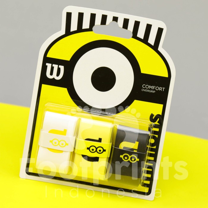 Promo Wilson Minions Pro Comfort Overgrip Tennis Grip Raket Tenis Original