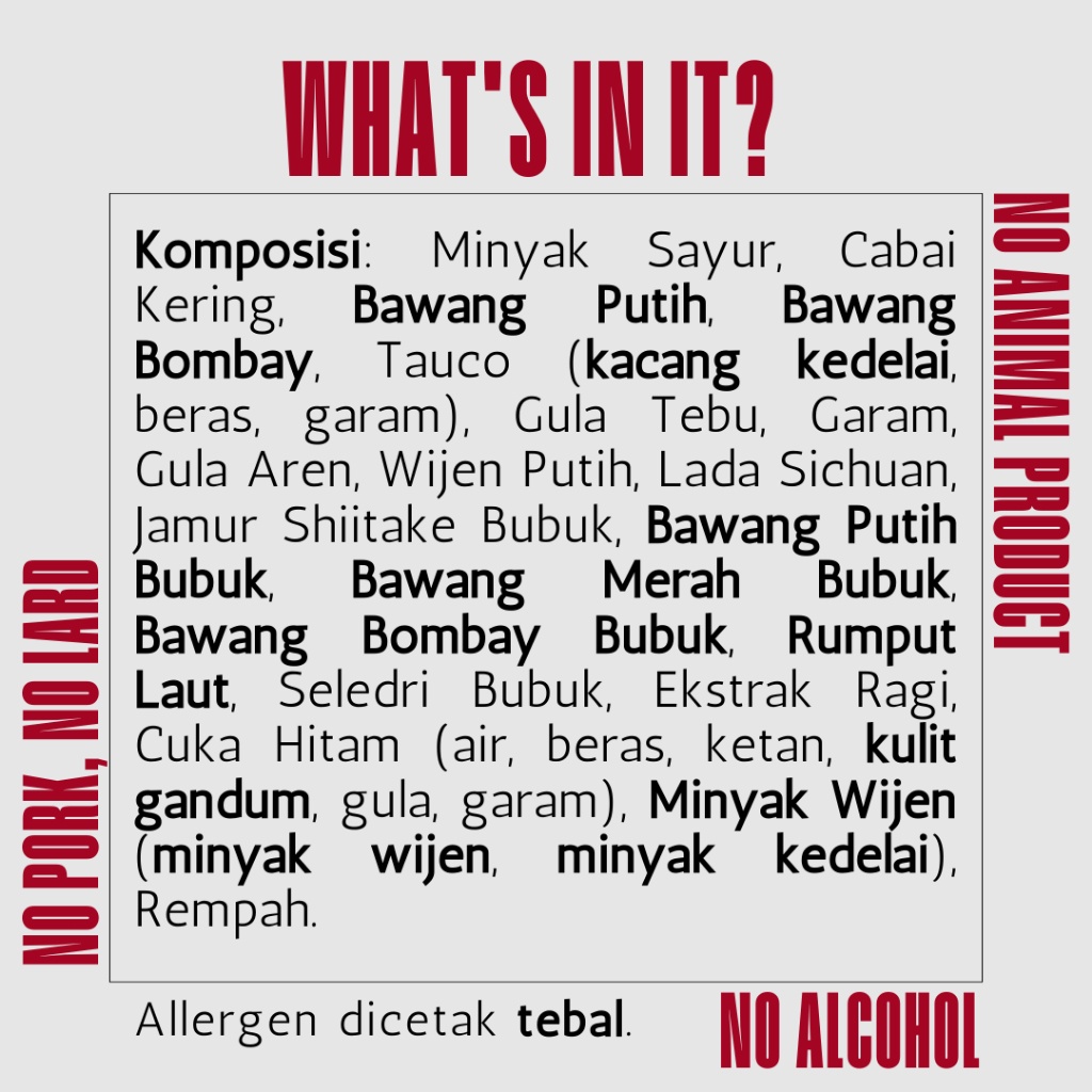 

Paket Icip Icip , 2 Rasa Crunchy Garlic Chilli Oil 200 Gr Dan Extra Spicy / Bebas Msg / Bebas Cin /