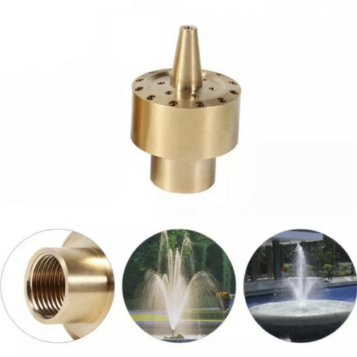 Nosel-Nozzel pipa air mancur Model kembang api