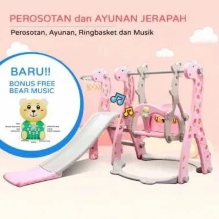 Promo Terlaris Perosotan Anak Ayunan Ring Basket Kisubo Vrt119