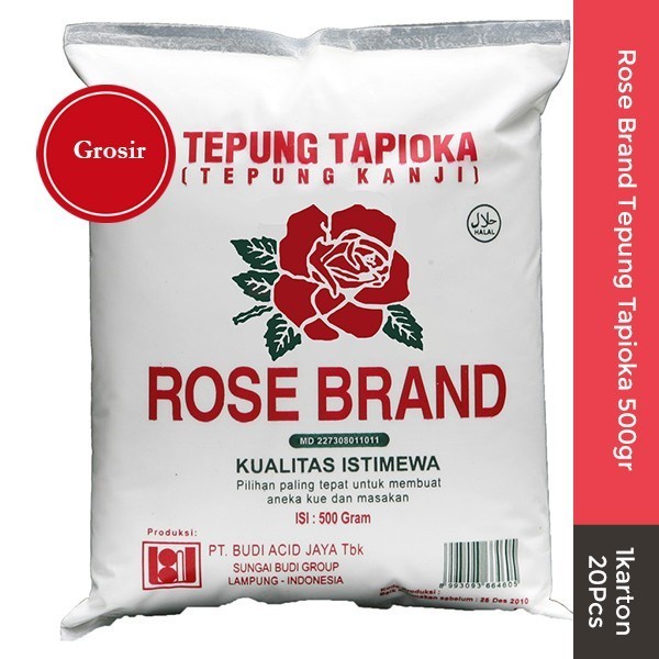 

Populer Rose Brand Tepung Tapioka 500gr 1 Karton