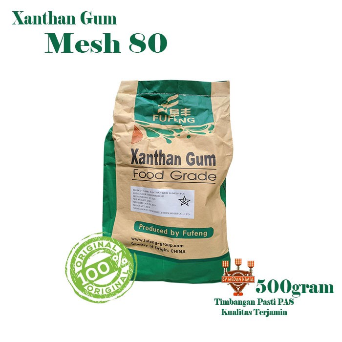 

Sale!! Xanthan Gum Food Grade Mesh 80 Fufeng 500 gram 500gram