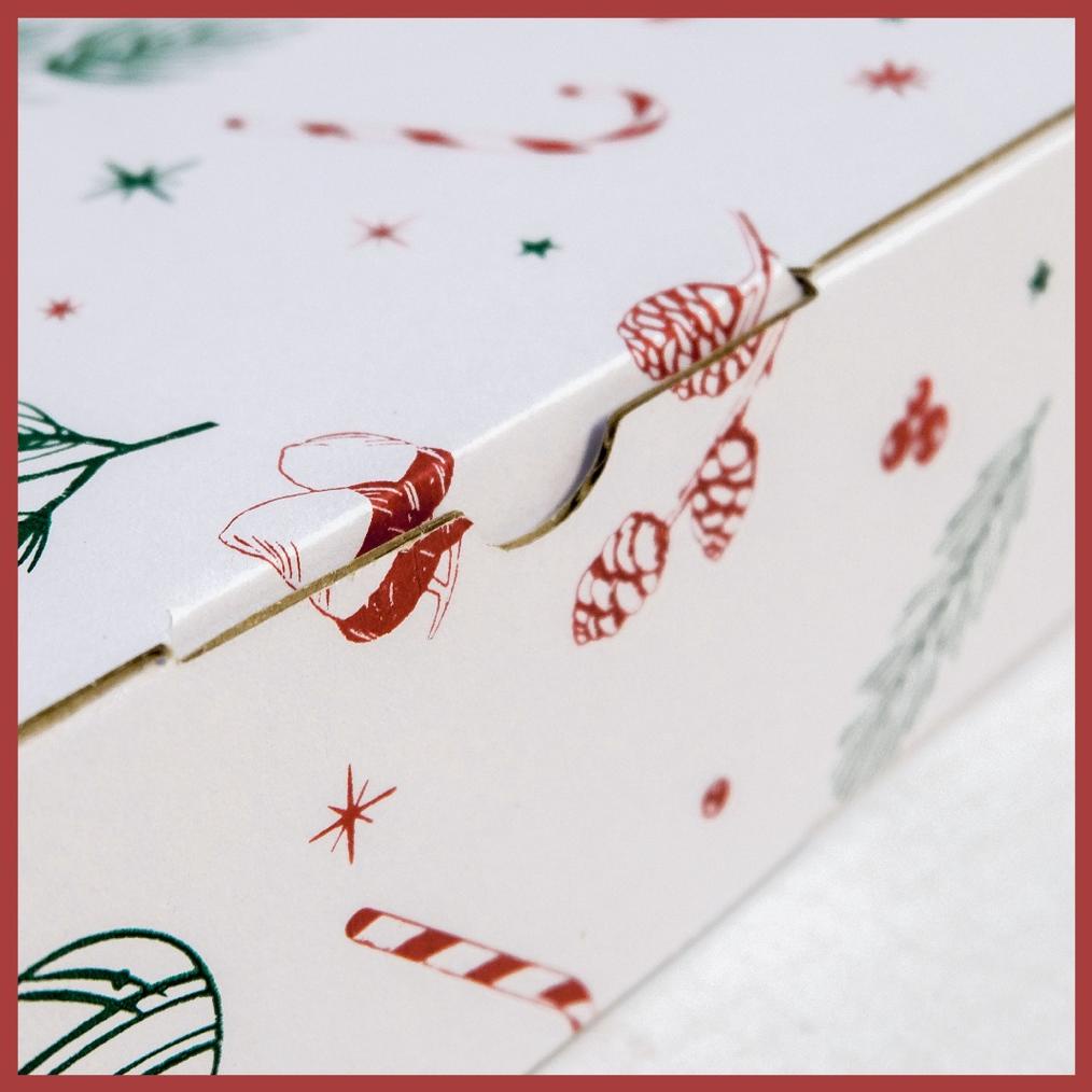 

Sale Dus Natal Christmas Box Mailer White 22 X 22 X 7 Cm ( Bundle 5 Pcs ) / Corrugated Box Packaging Die Cut Mailer Hampers Natal Cod