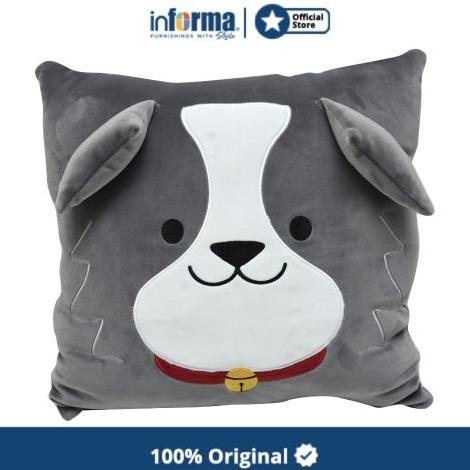 Informa - Informa 40x40 Cm Bantal Sofa Animal 3d Dog
