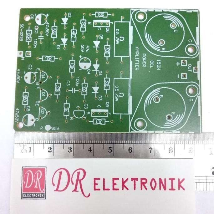 Update PCB Power ampli amplifier OCL 150w 150 watt wat mono Ronica SC-022B dre3 Segera Dapatkan