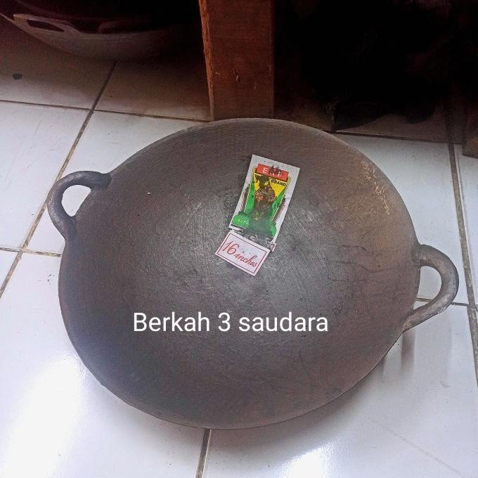 WAJAN KUALI BESI COR EKP MEDAN NO 18 DIAMETER 45 CM TIRASISI5