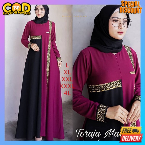 Juba 1 Set Jilbab Baju Ghamis Syar'I Terbaru Pakaian Wanit Muslimah Bahan Tebal Pakean Fashion Musli
