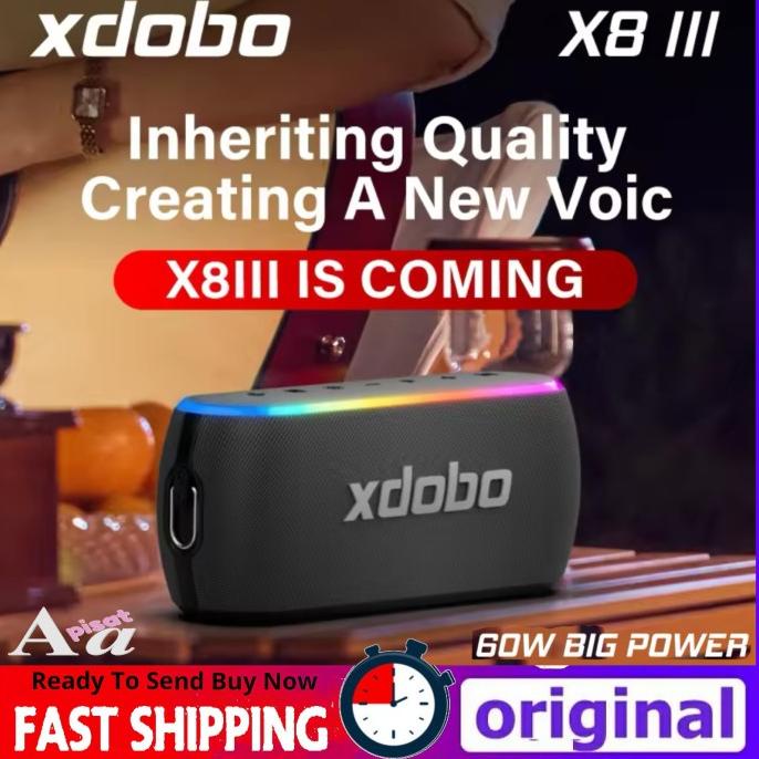 Speaker Xdobo X8III 60W Portable Audio TWS Bluetooth Original