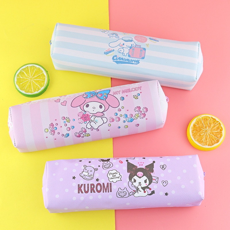 

B61 MURMURE I TEMPAT PENSIL KARAKTER KUROMI TEMPAT PENSIL UKURAN MEDIUM SANRIO K6A