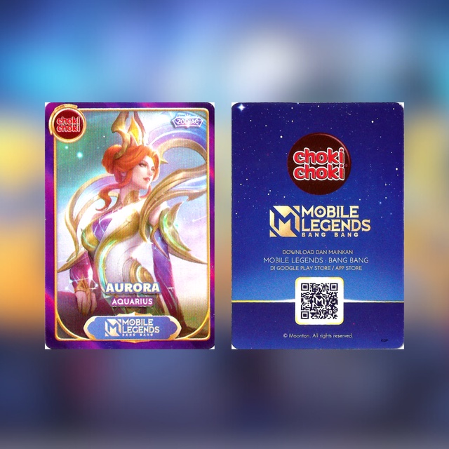 Kartu Mobile Legends Choki Choki Aurora Aquarius