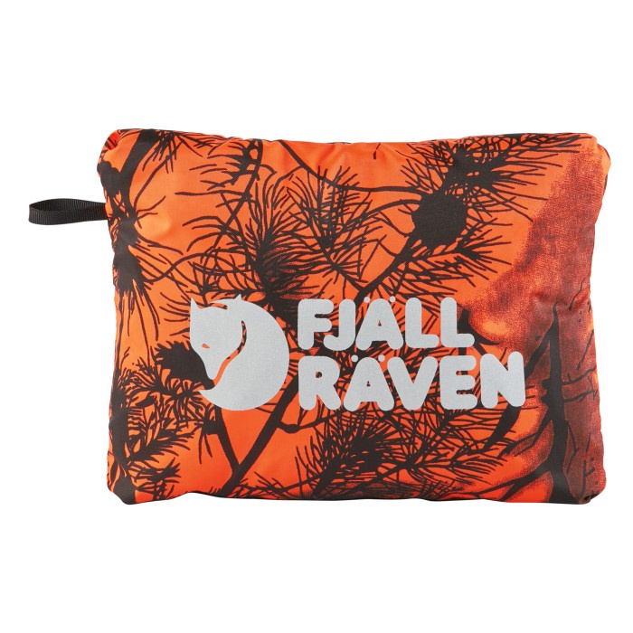 ✨Original Penutup Tas Fjallraven Hunting Rain Cover 16-28L - Camo Safety Orange Limited