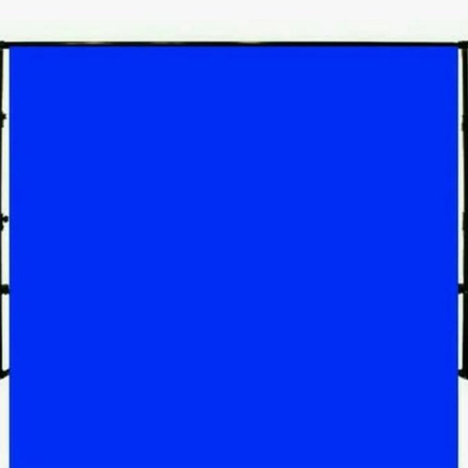 kain background biru polos 2x2.5meter