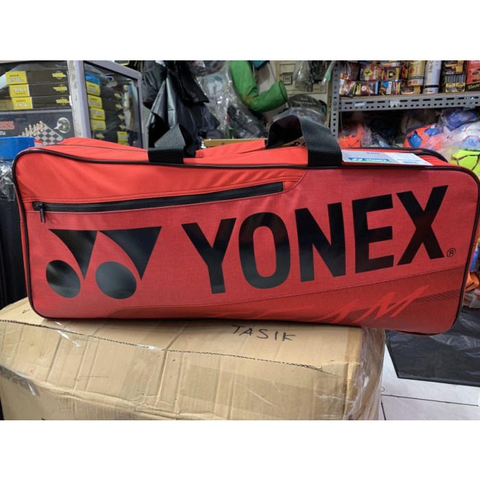 Tas Raket Badminton Yonex Ba42131Wex Team Tournament Bag Original-Red Terpopuler