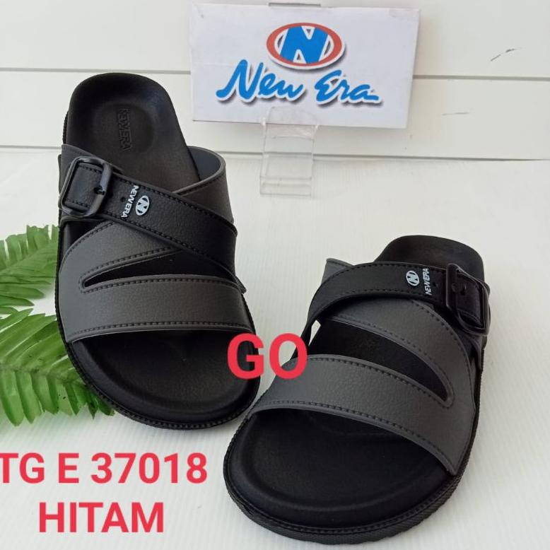 Big Promo 12.12 New Era Tg E 37018 Sandal Slop Pria Wanita Original Sandal Slop Pria  Tali Silang Sa