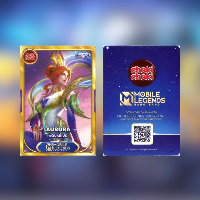 Kartu Mobile Legends Choki Choki Aurora Aquarius