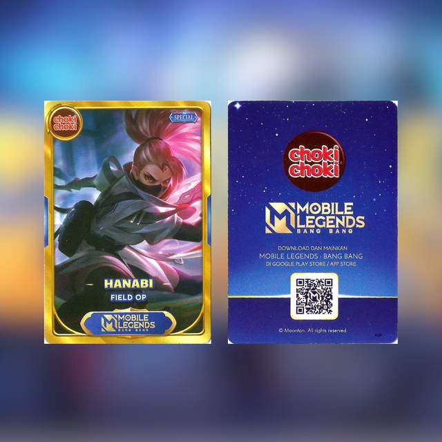 Kartu Mobile Legends Choki Choki Hanabi Field Op