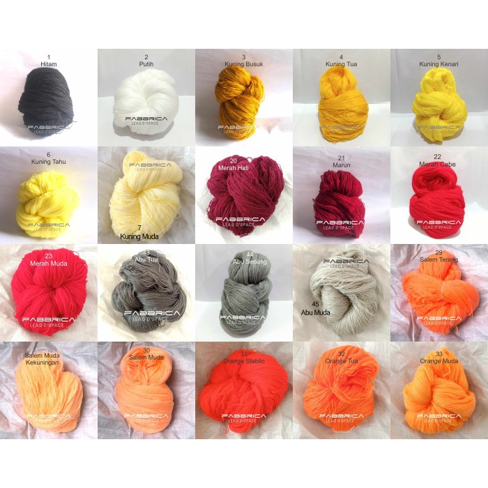 Terbaru Benang Wool Vonel Hank Kiloan Wol Rajut Sulam Siet Yarn Bentuk Hank 1 Promo Terlaris