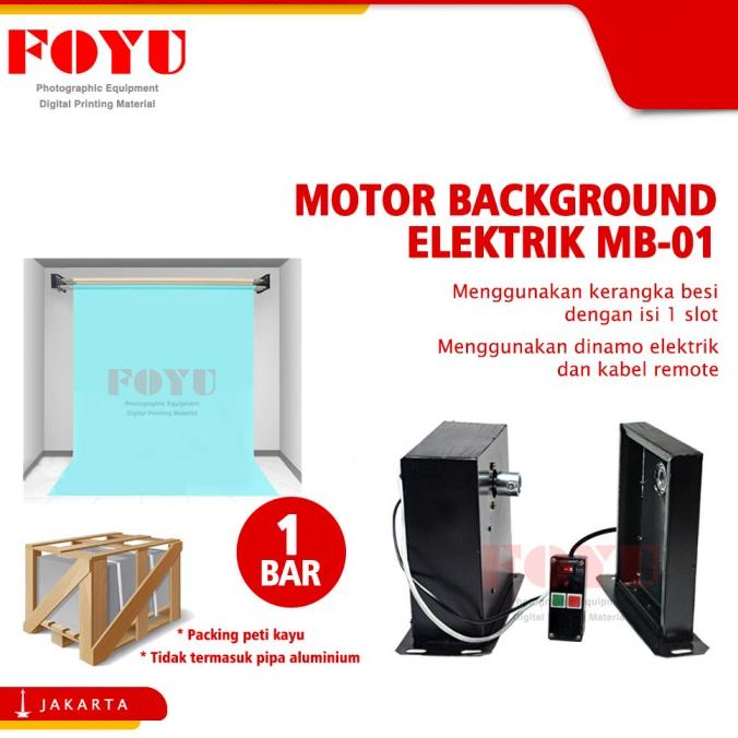 Motor Expander Background Elektrik Besi 1 Slot Bar Cable Remote MB-01
