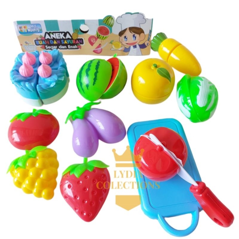 Mainan Buah Potong-Mainan Buah Buahan Anak