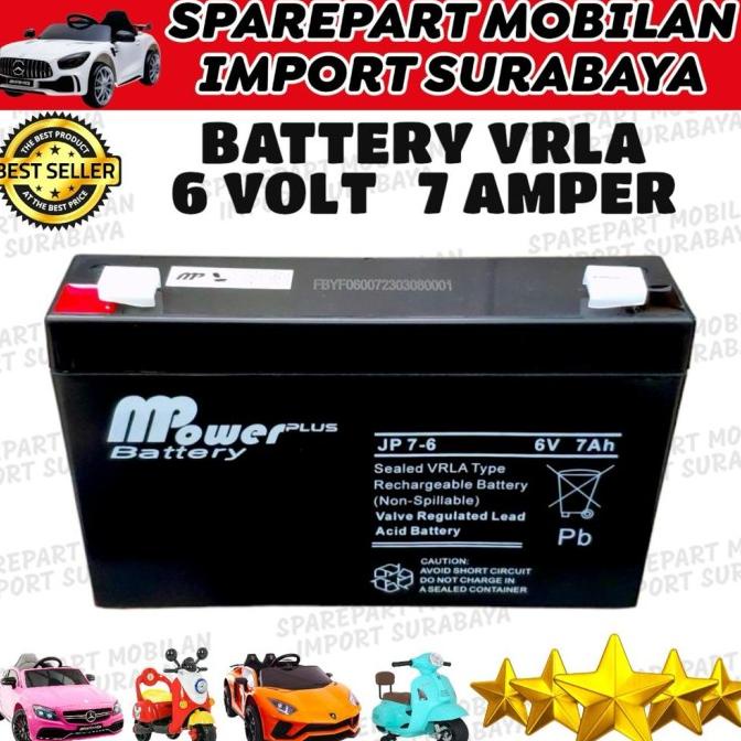 MPOWER 6V 7AH MOBIL MOBILAN ANAK AKI MAINAN ANAK PMB 6 VOLT 7 AMPER
