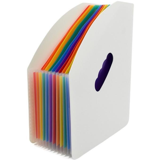 

TERLARIS 13 sekat File Folder Stand Expanding Dokumen Map Organizer Tempat Meja - 12P Putih