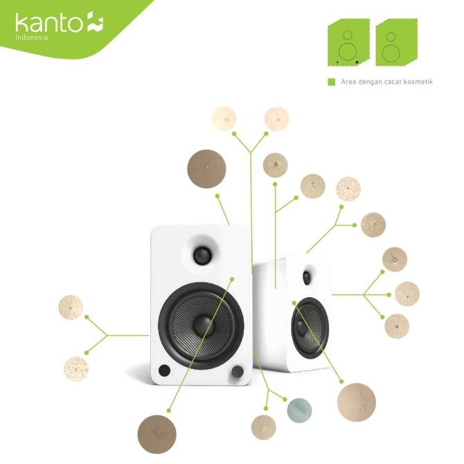 [B-Stock] Kanto YU6 YU 6 - Powered Bookshelf Speaker w/ Phono Pre-amp